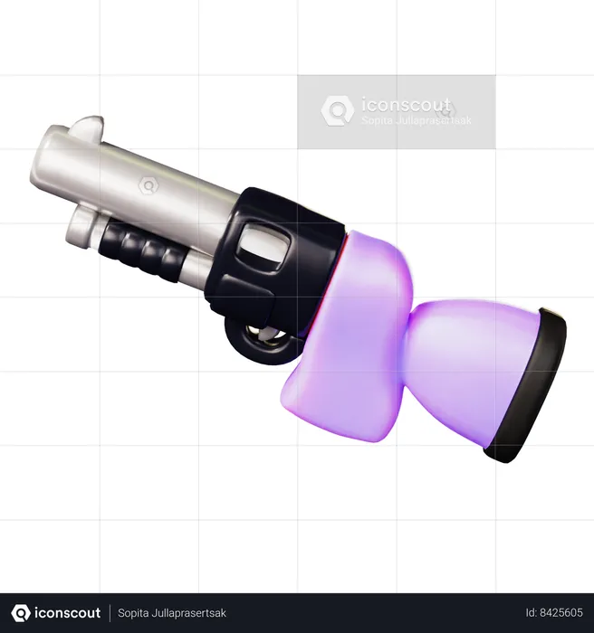 Shotgun Gun Weapon  3D Icon