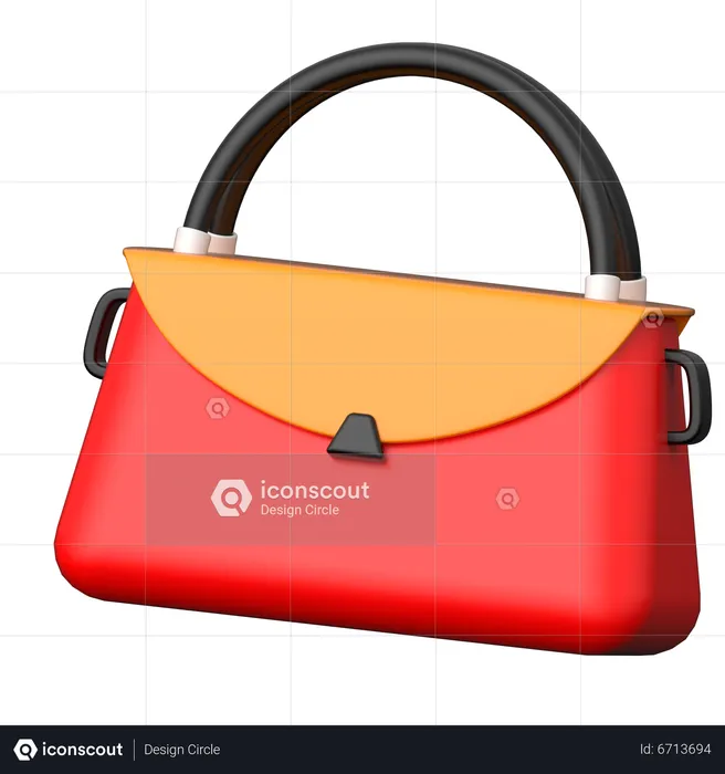 Shoulder Bag  3D Icon