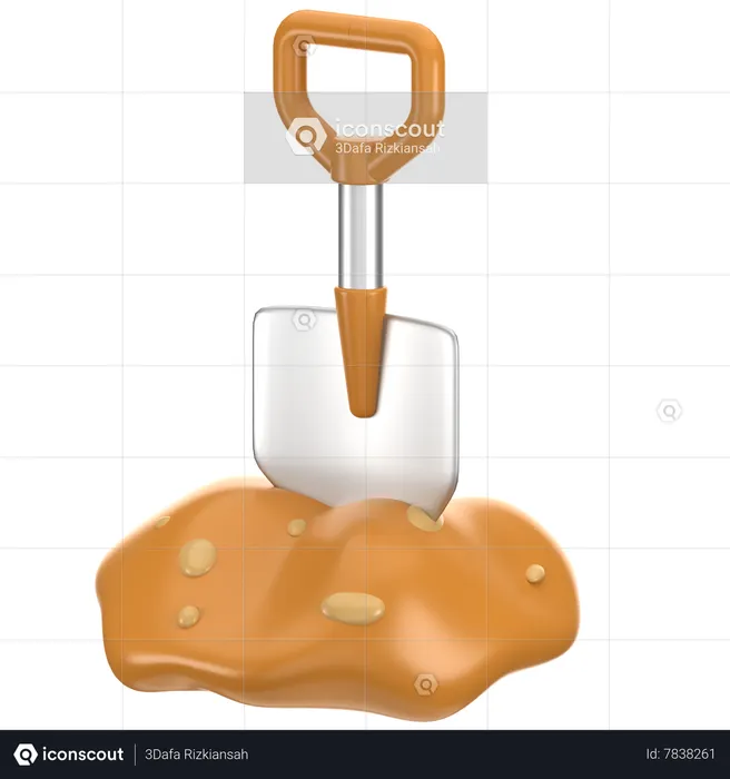 Shovel  3D Icon