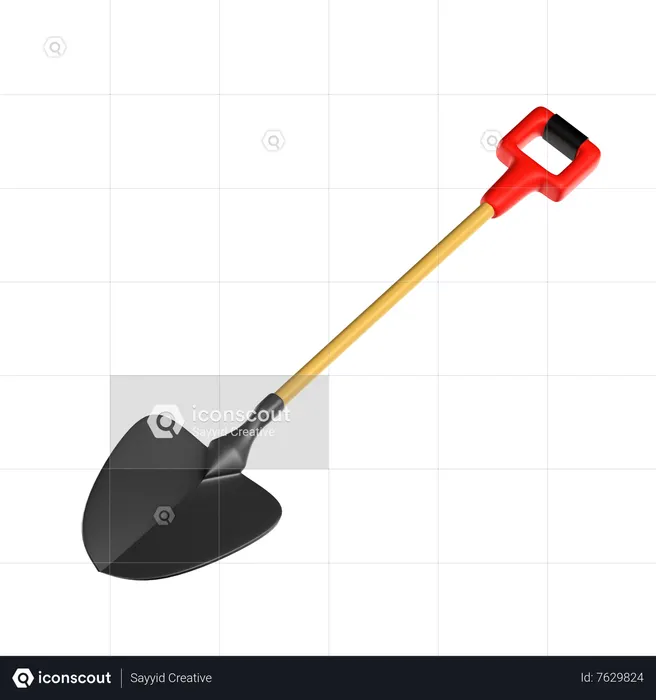 Shovel  3D Icon