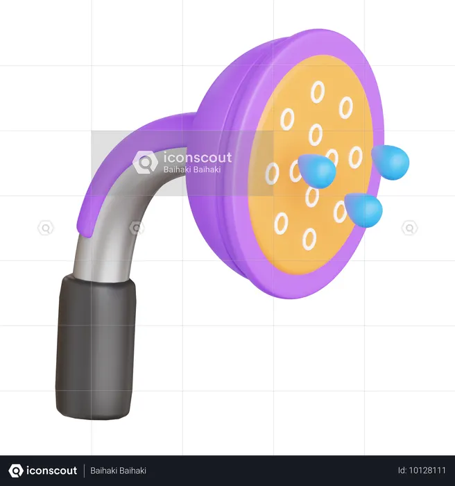 シャワー  3D Icon