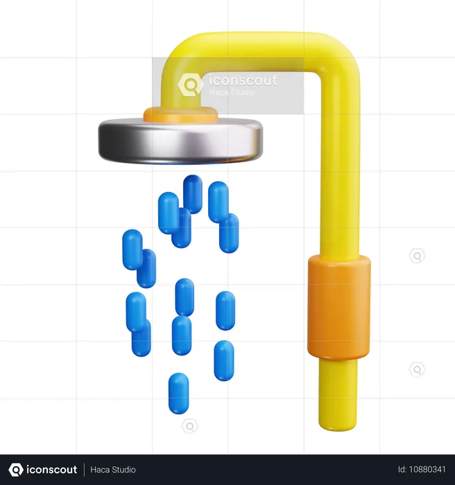 Shower Head  3D Icon