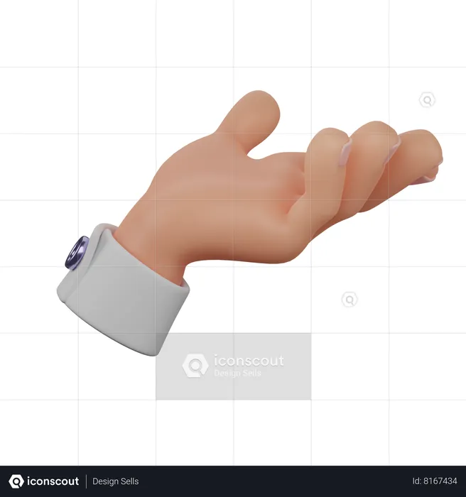 Showing Gesture  3D Icon