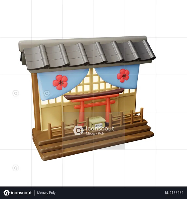 Shrine  3D Icon