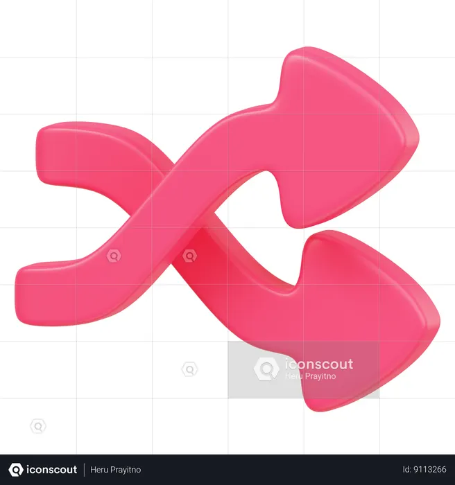 Shuffle  3D Icon