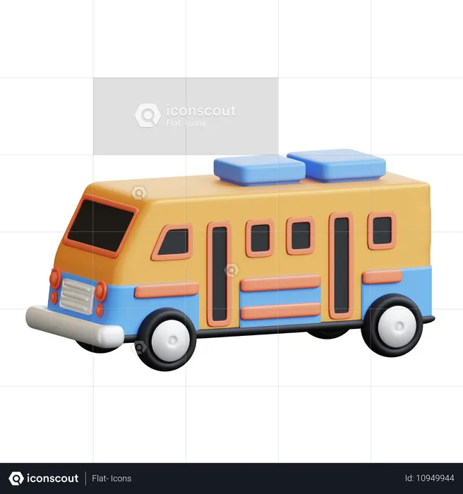 Shuttle Service  3D Icon