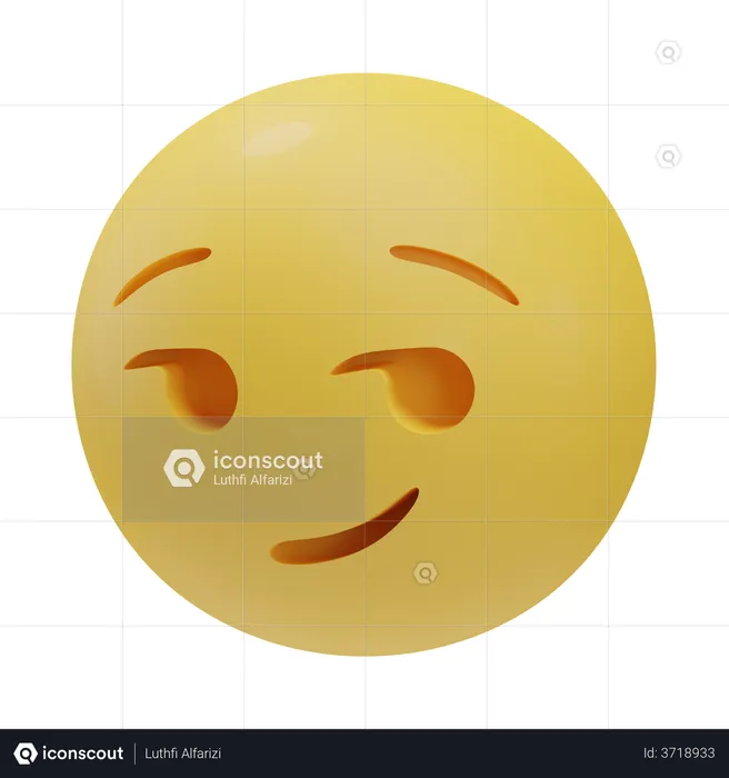 Shy Emoji 3D Emoji