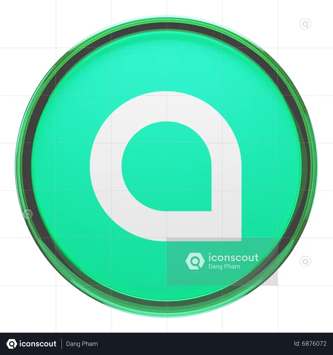 Siacoin  3D Icon