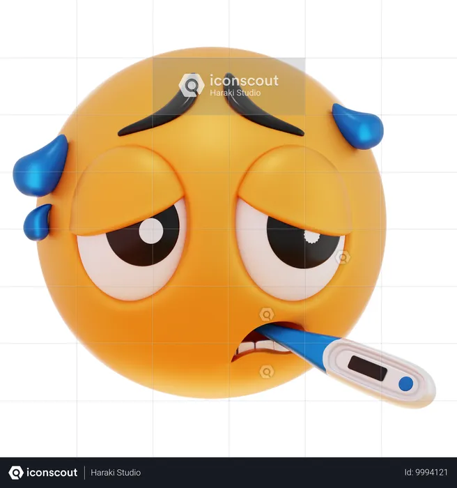 아픈 Emoji 3D Icon