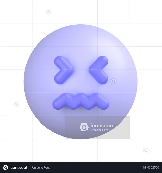 Sick Emoji 3D Icon