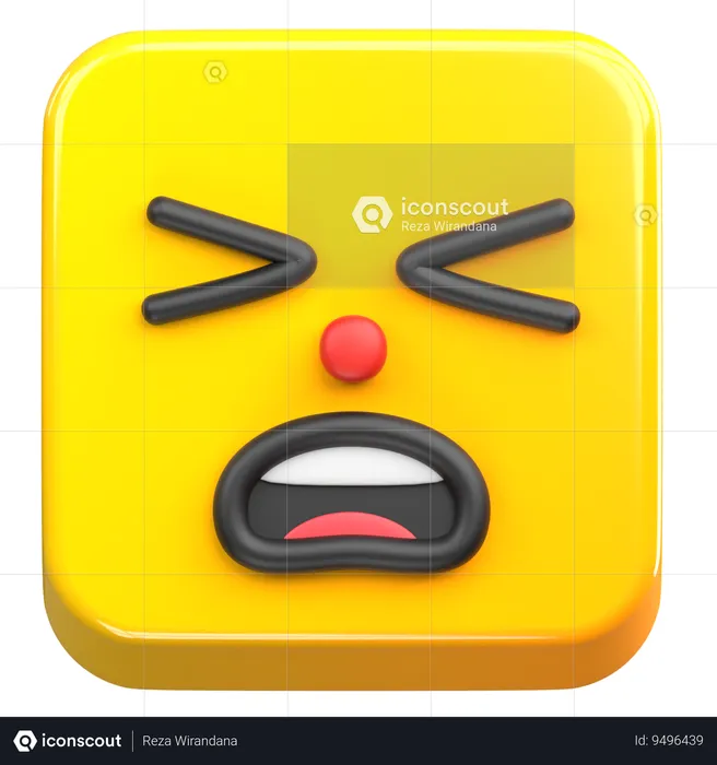 Sick Emoji Emoji 3D Icon
