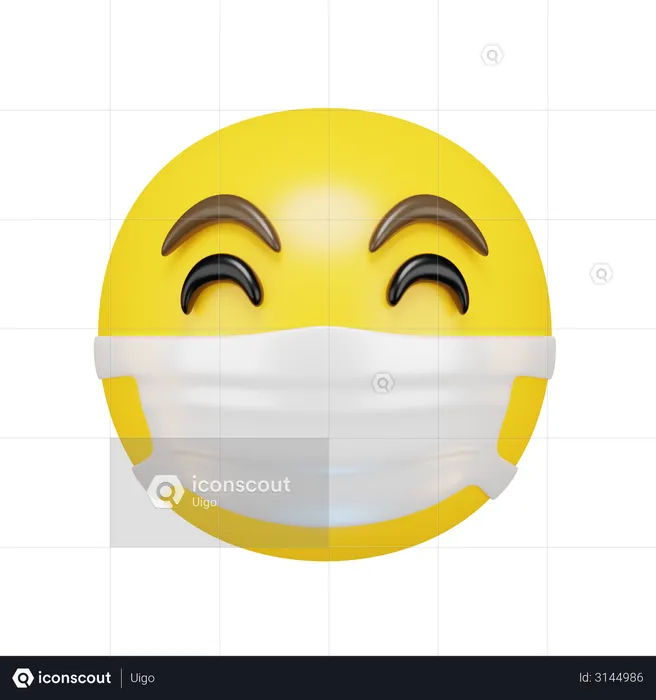 Sick Emoji  3D Illustration