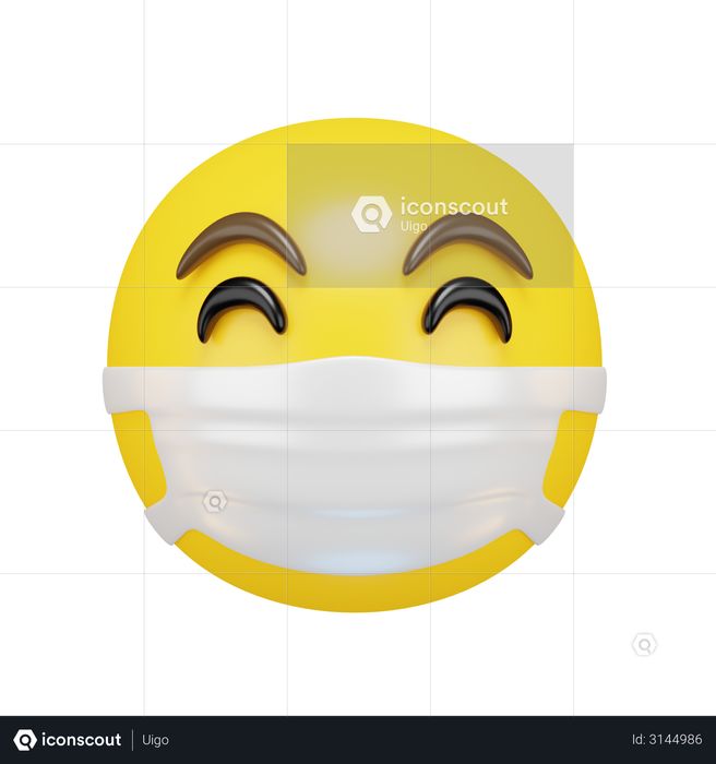 Sick Emoji 3D Illustration