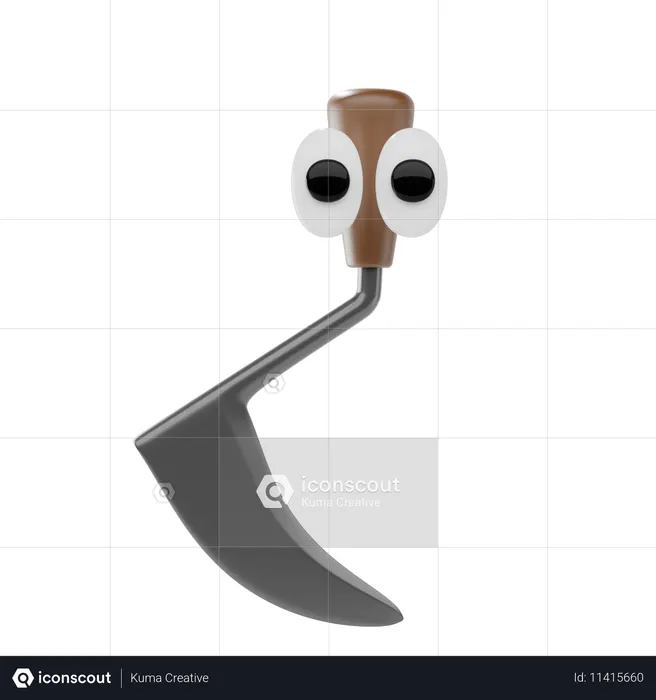 Sickle  3D Icon