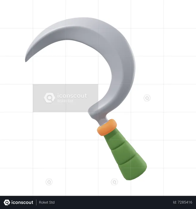 Sickle  3D Icon