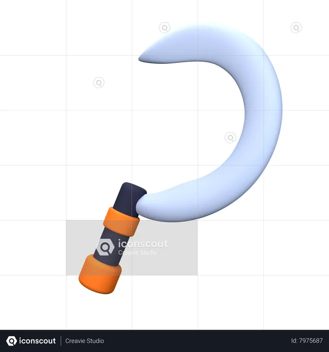 Sickle  3D Icon