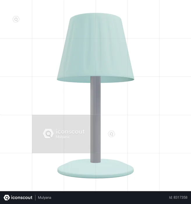 Side Lamp  3D Icon