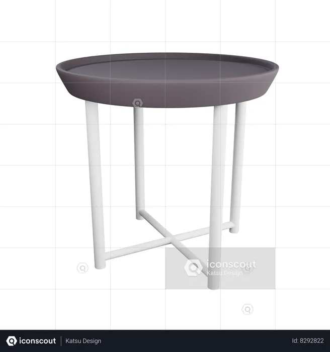 Side Table  3D Icon