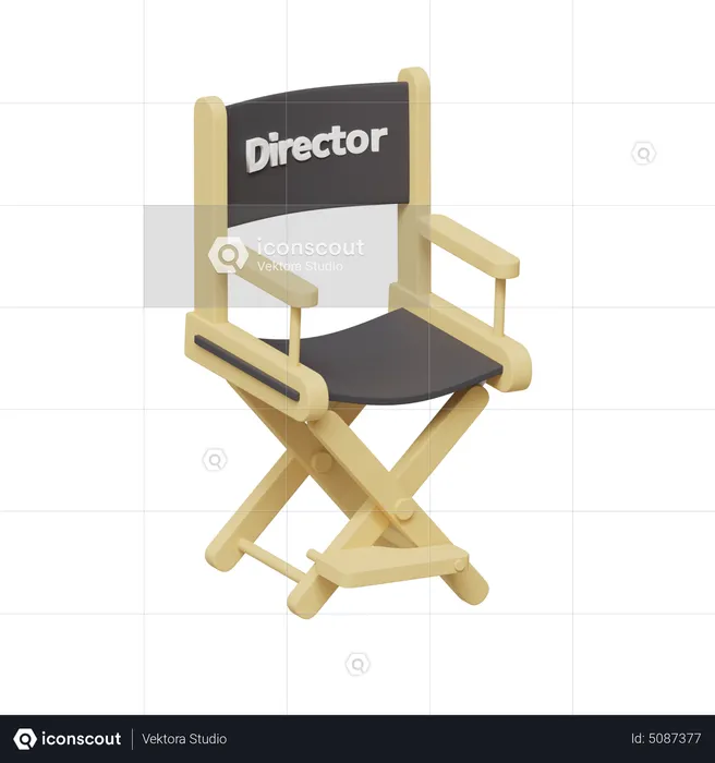 Siège de directeur  3D Icon