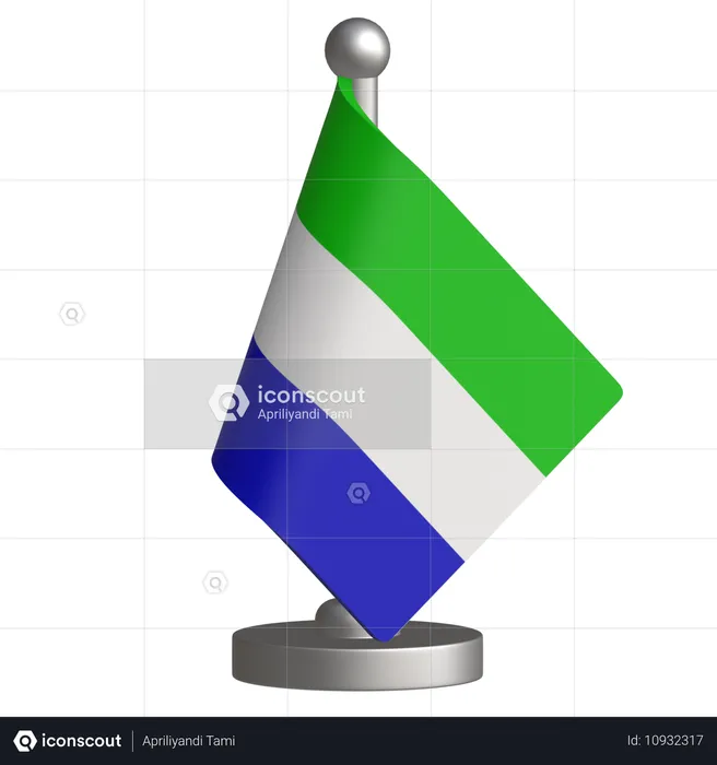 Sierra Leona  3D Icon