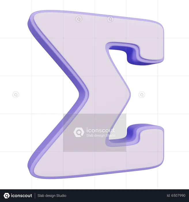 Sigma  3D Icon