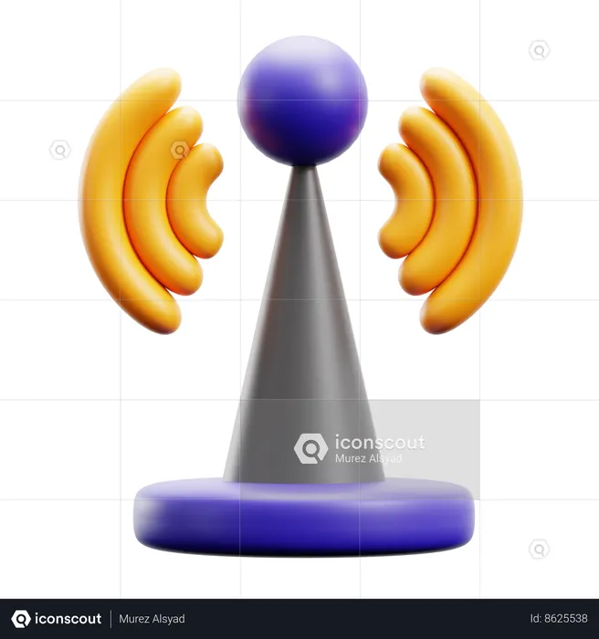 Signal  3D Icon