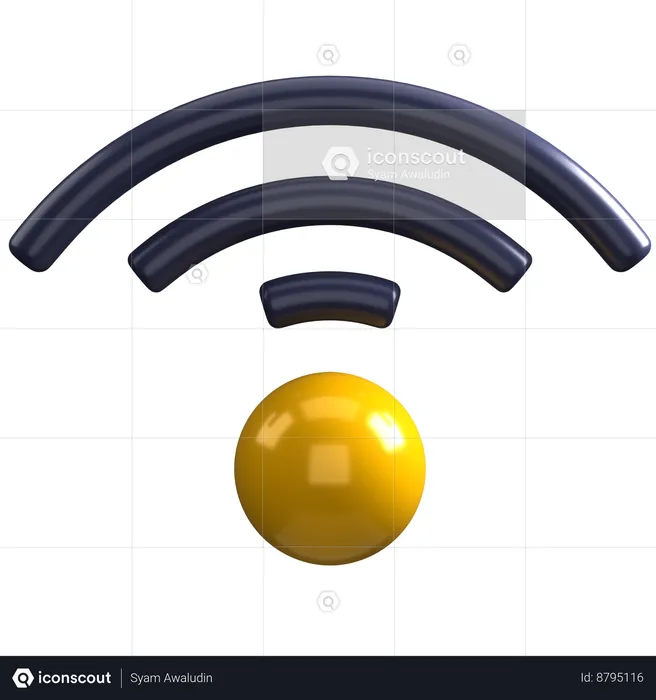 Signal  3D Icon