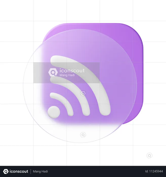 Signal  3D Icon