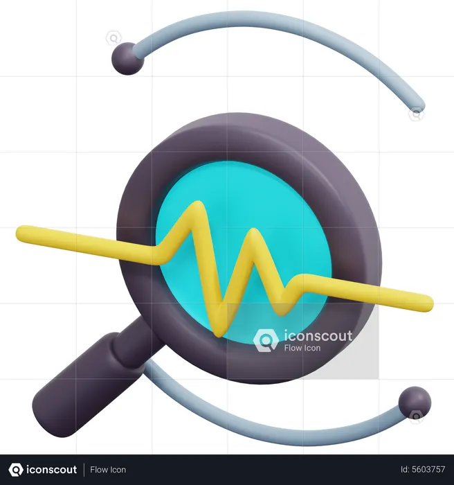 Signal Analysis  3D Icon