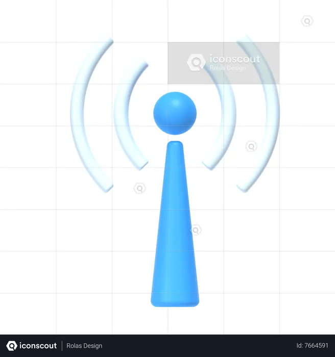 Signal Tower  3D Icon