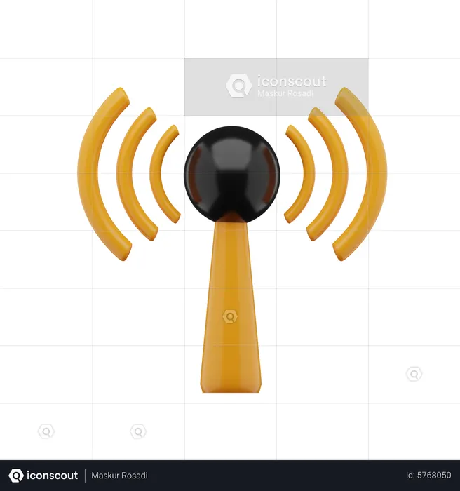 Signal tower  3D Icon