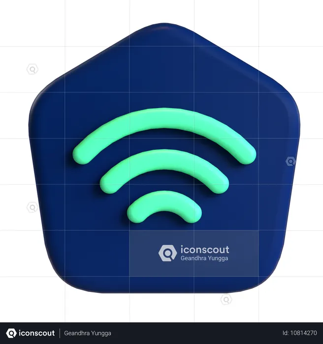 Signal Wi-Fi  3D Icon