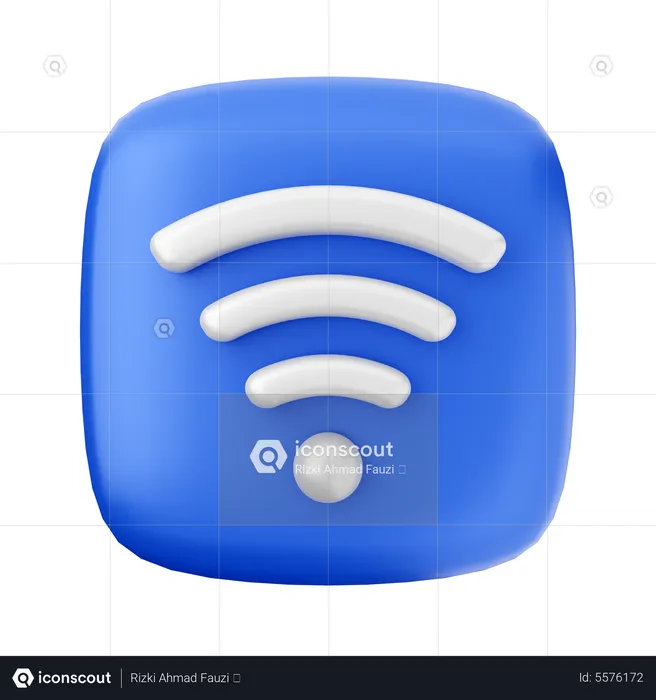 Signal Wi-Fi  3D Icon