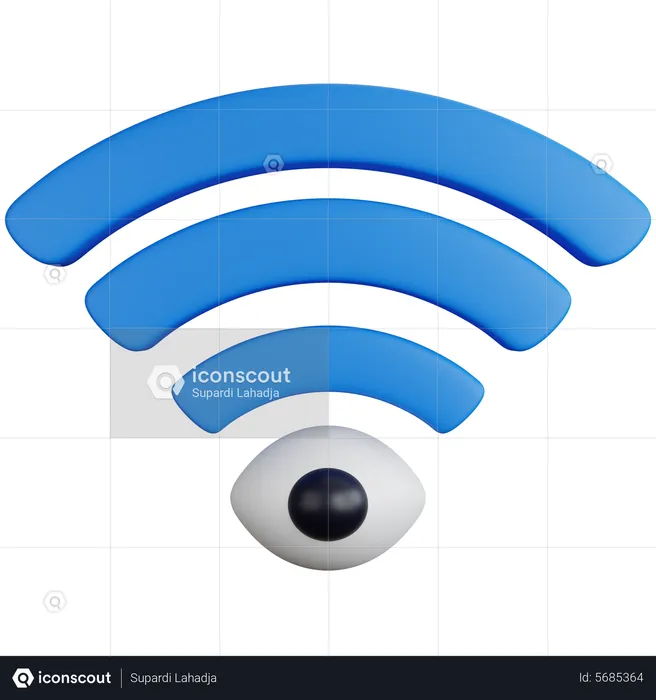 Signal Wi-Fi  3D Icon