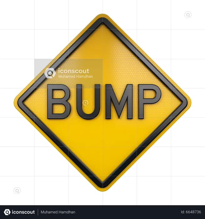 Signe de bosse  3D Icon