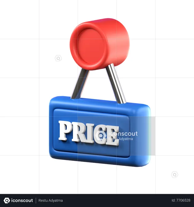 Signo de precio  3D Icon