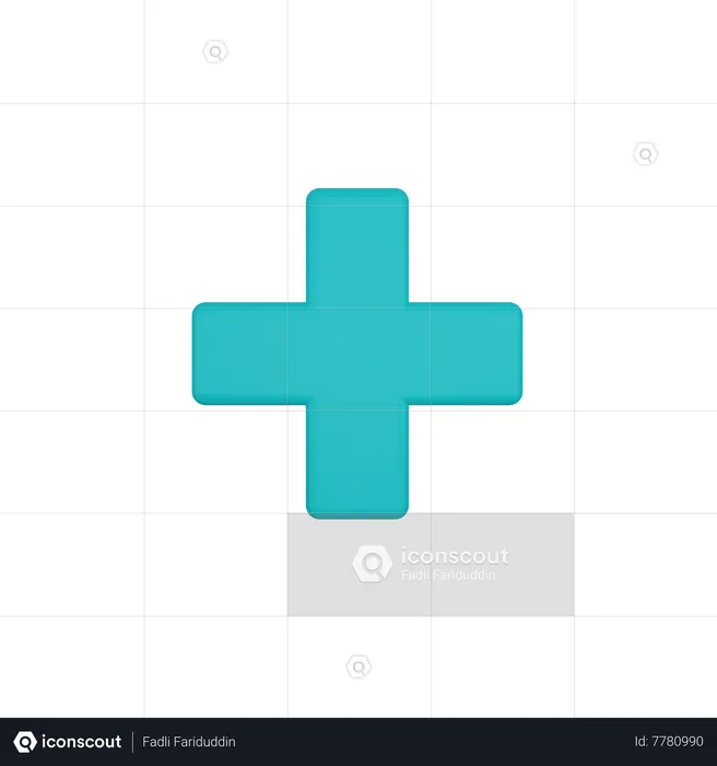 Señal de salud  3D Icon