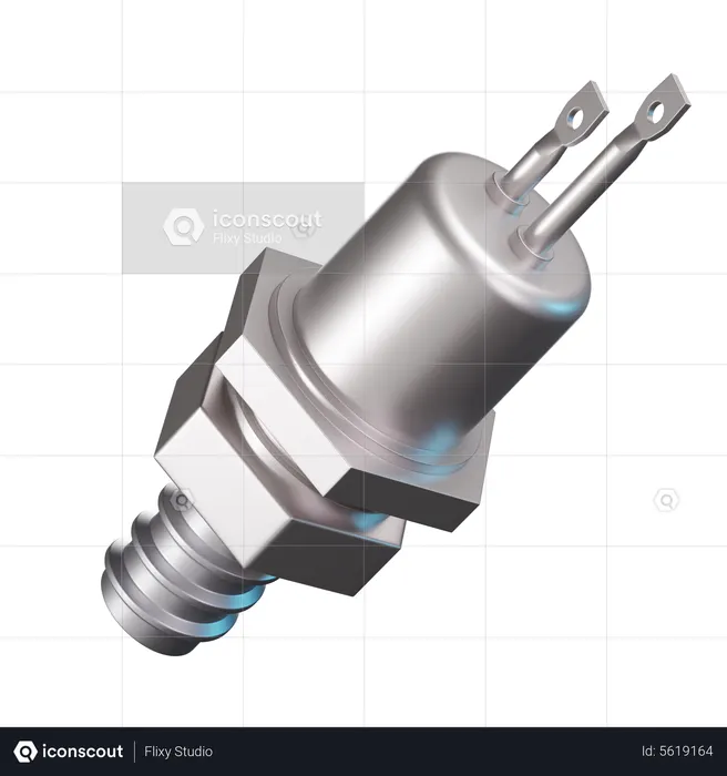 Silicon Controlled Rectifier  3D Icon