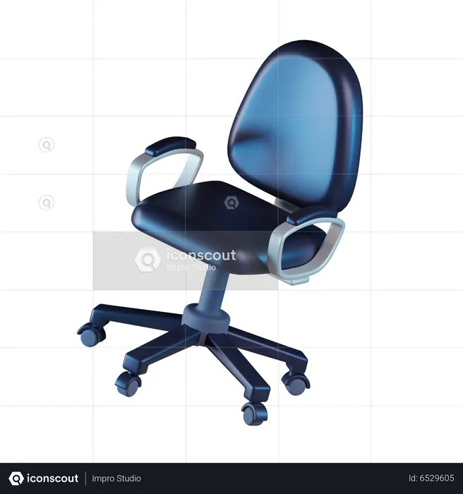 Silla de oficina  3D Icon