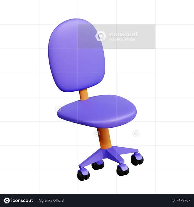 Silla de oficina  3D Icon