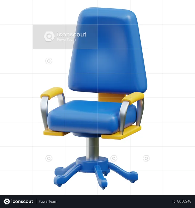 Silla de oficina  3D Icon