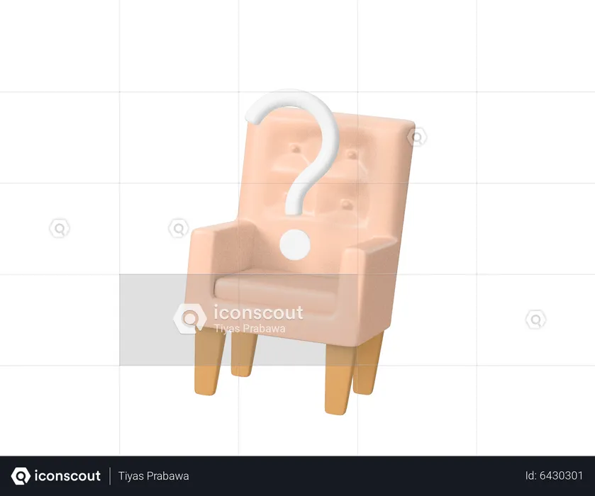 Silla desconocida  3D Icon