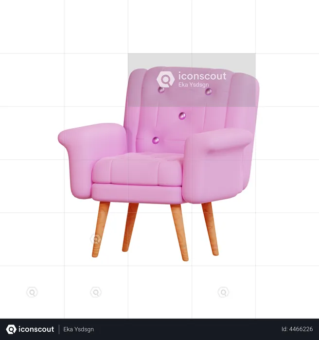 Sillón  3D Illustration