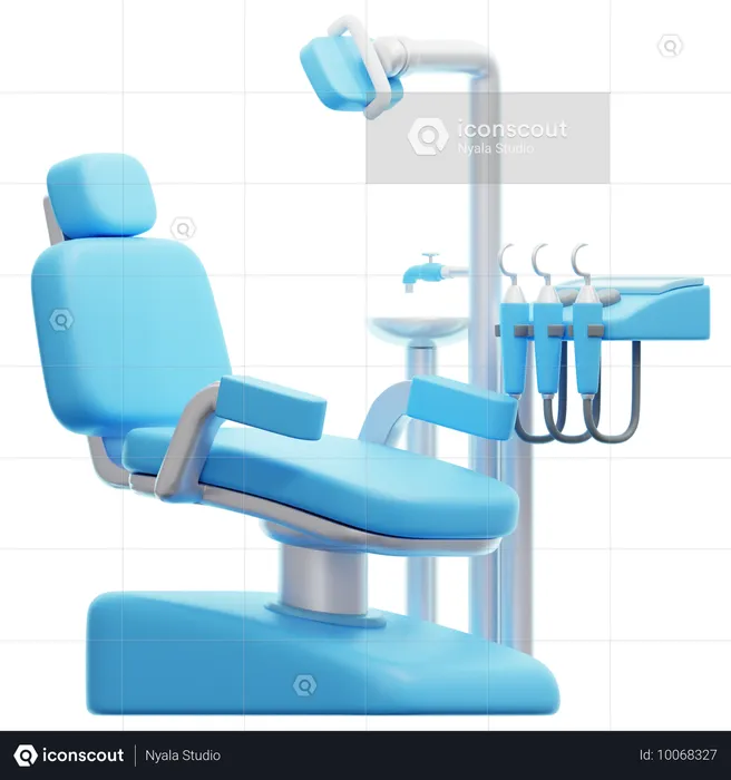 Silla dental  3D Icon