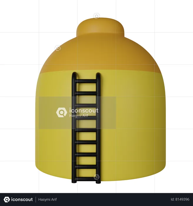 Silo  3D Icon