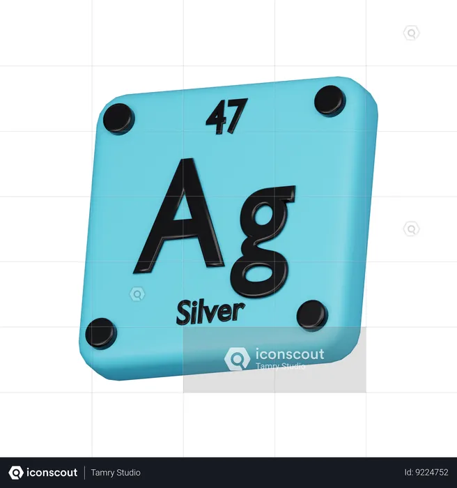 Silver  3D Icon