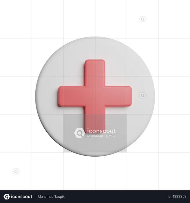 Símbolo medico  3D Icon