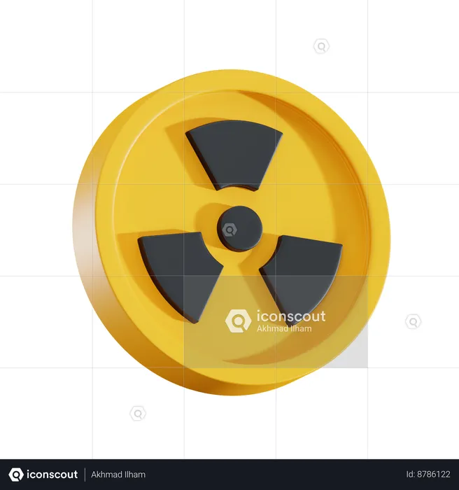 Símbolo nuclear  3D Icon