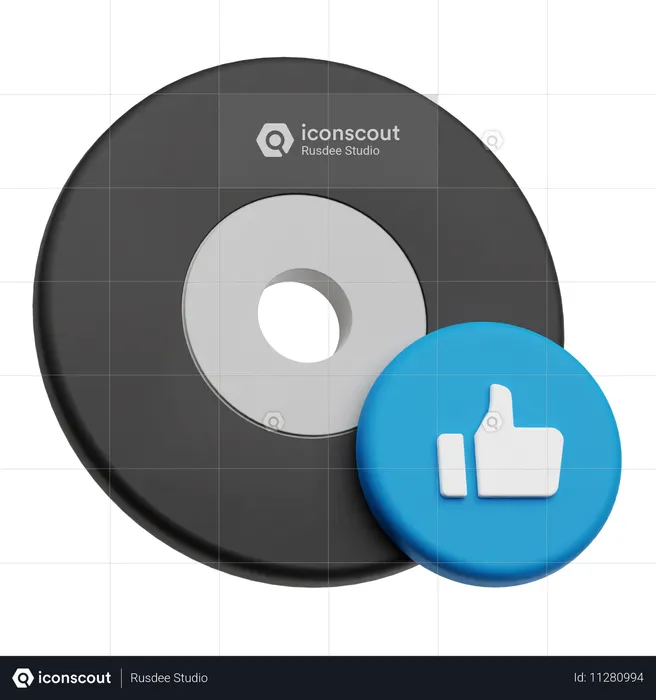 Me gusta el CD  3D Icon