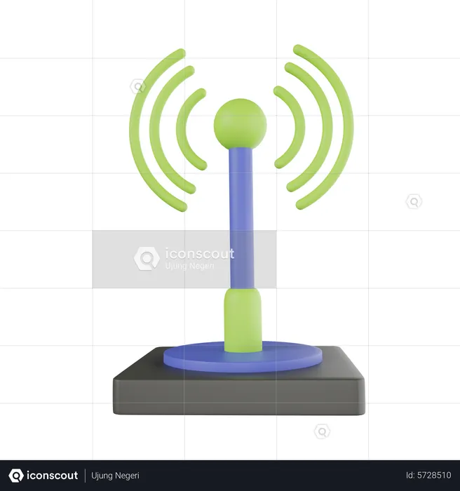 Sinal da antena  3D Icon